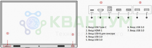 Интерактивная панель (комплекс) EXELL EXID-651A c OPS S062-I3-10100